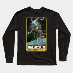 TAROT XVI - THE TOWER Long Sleeve T-Shirt
